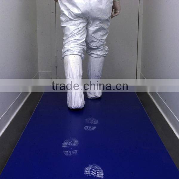 China blue pe sticky mats for cleanroom