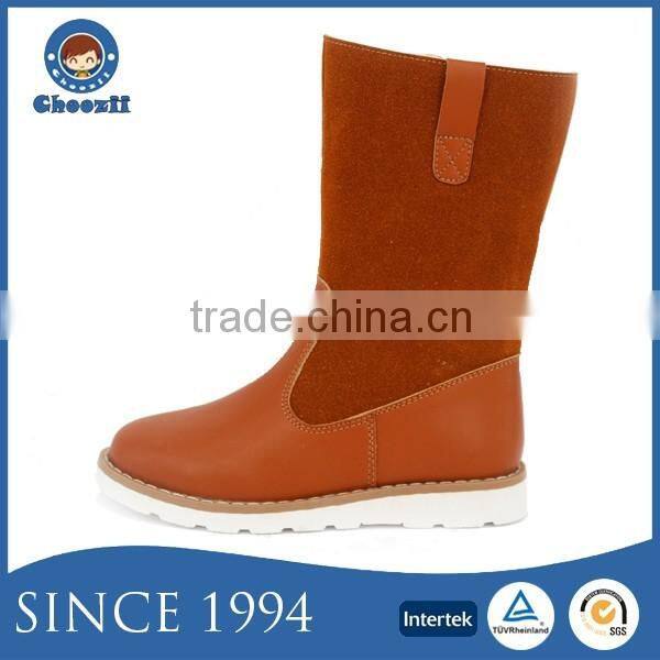 Choozii Flat Heel Girls Fashion Suede Thigh High Boot with Side Zipper