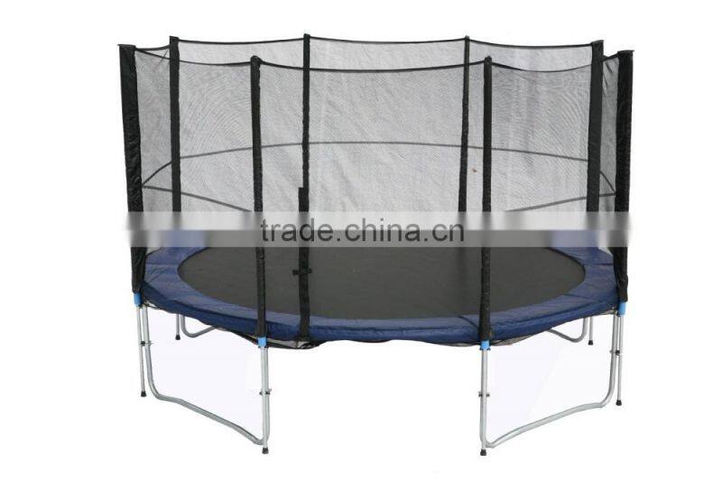 10FT round trampoline with safety net and 4 legs
