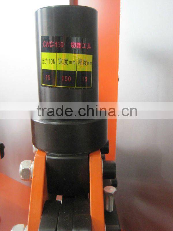 CWC-150 hydraulic press steel busbar cutting machine tools