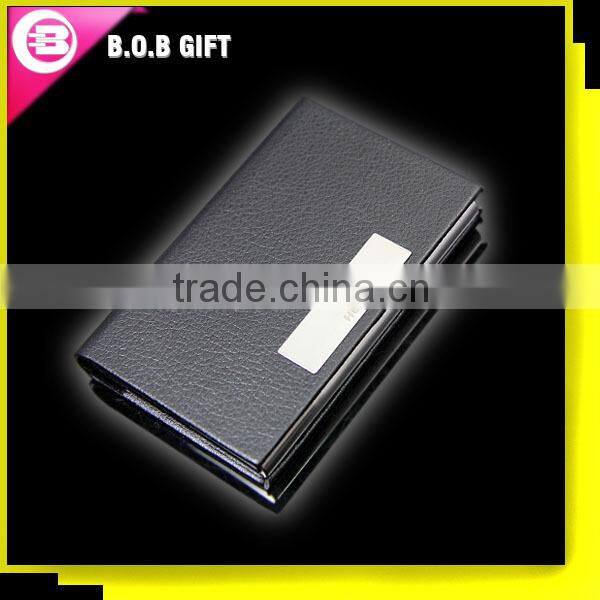 2014 Professional Manufacturer leather Folding Business Card Holder In China