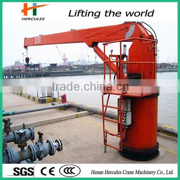 Light Load Marine Deck Crane With Hydraulic System