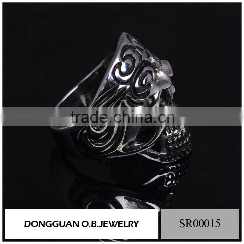 Stainless Steel Skull Rings, The Expendables Skull Ring/Wholesale Prices Stianless Steel Jewelry Skull Fashion Ring
