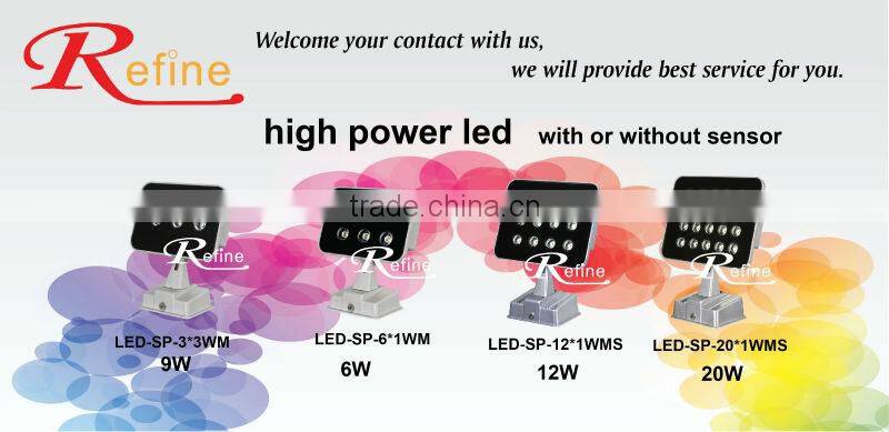 led flood light IP54 230V 1500 lumen 20 watt most powerful led flood light