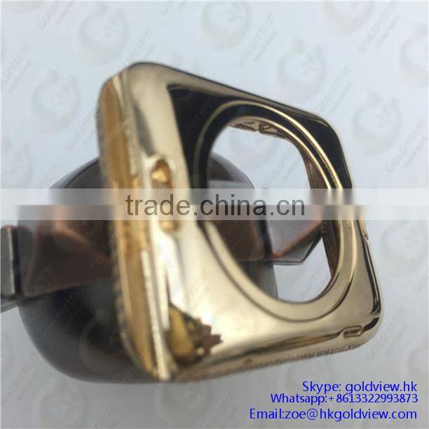 for apple watch 24k gold housing,new for apple watch gold,For apple watch housing gold color
