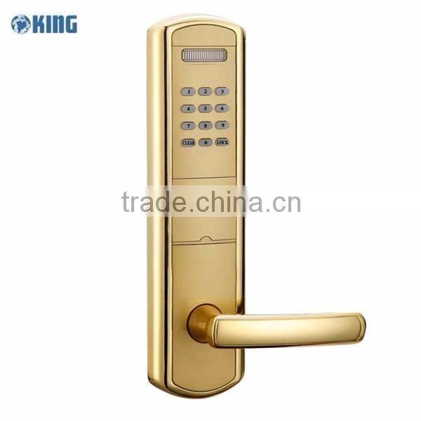Swipe key card digital door lock system