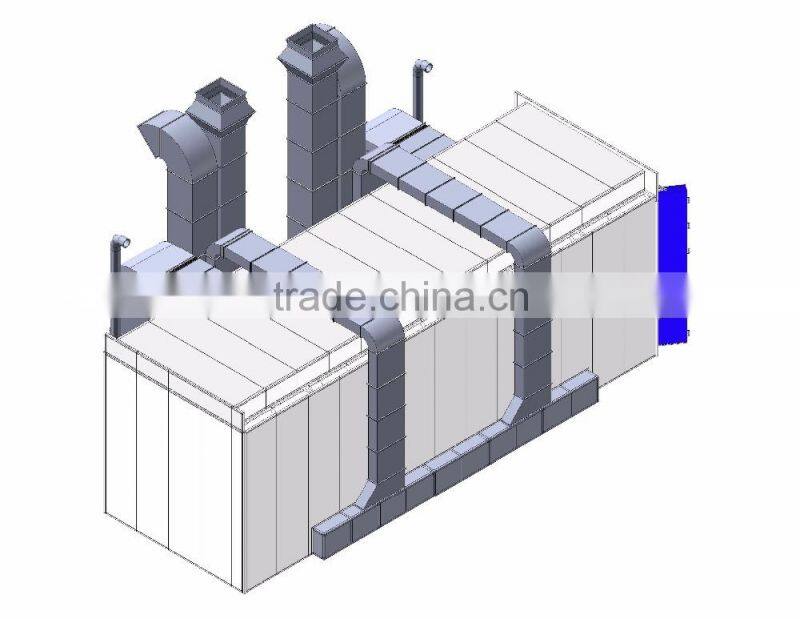JF well exporter good truck spray booth on hot sale auto car truck bus machine painting baking room environmental cabin