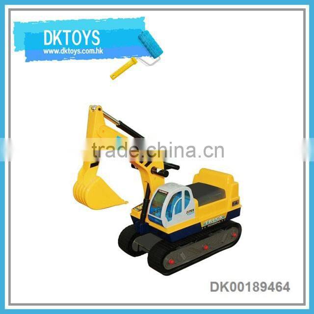 Cool design funny slide ride on car excavator type