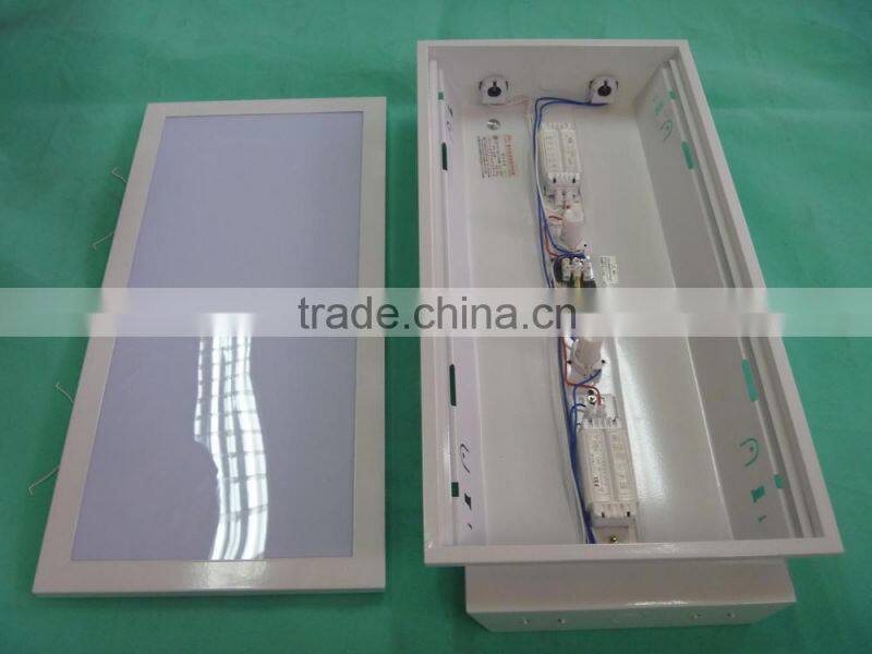 2x18w grid lamp with milky cover