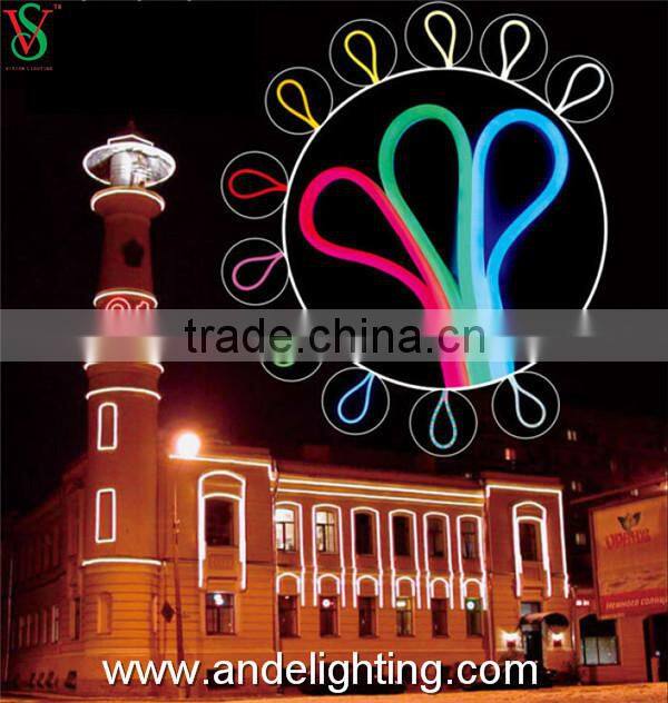 CE RoHS GS SAA approved Waterproof Flexible tube LED neon light