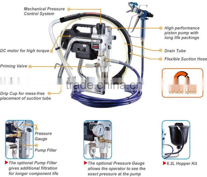 Electric best airless paint sprayer for furniture