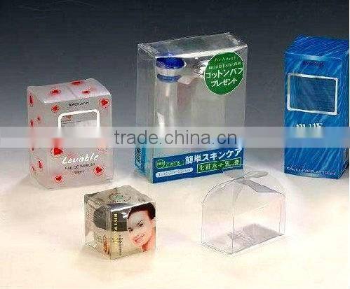 Best sale! high quality customzied made in china Color plastic PVC box,plastic box for girl's gift