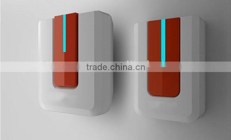 Wireless piano doorbell with 52 music tones 300m working distance multi receivers with battery AC power LED flash