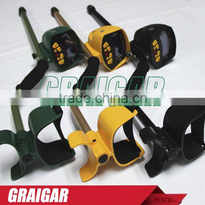 Underground Metal Detector MD-3010II with LCD light, three colors black,yellow,green