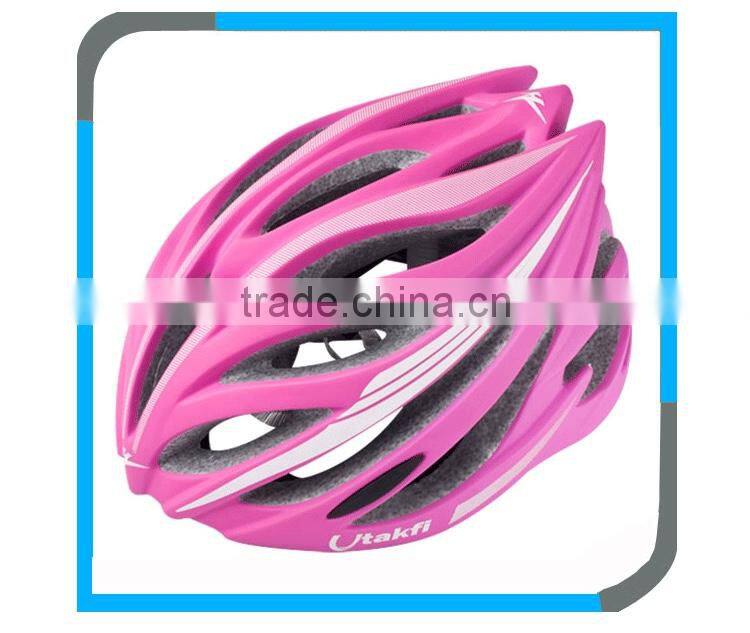 pink matt cycle helmet track casque veto with water decal for sports bike
