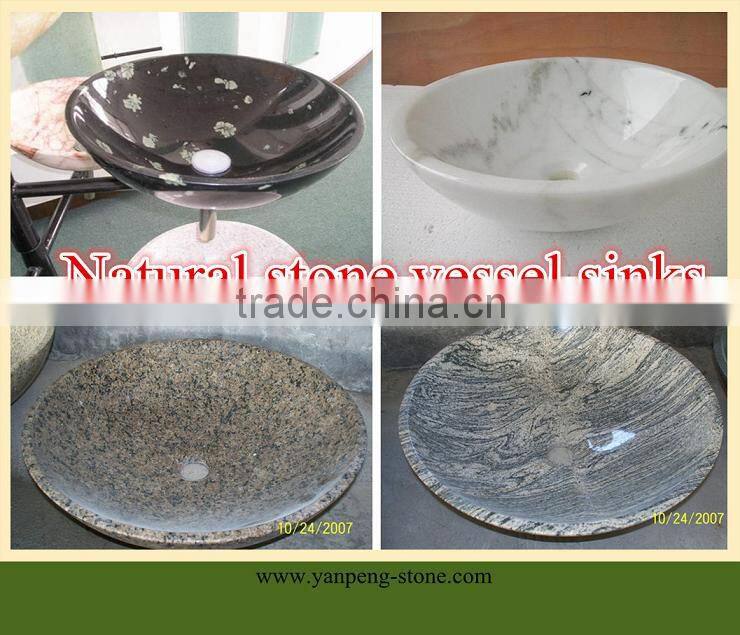 natural stone vessel sinks
