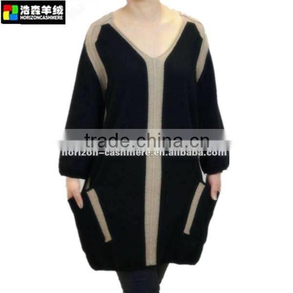 Cashmere Sweater, Black Pure Cashmere Dress