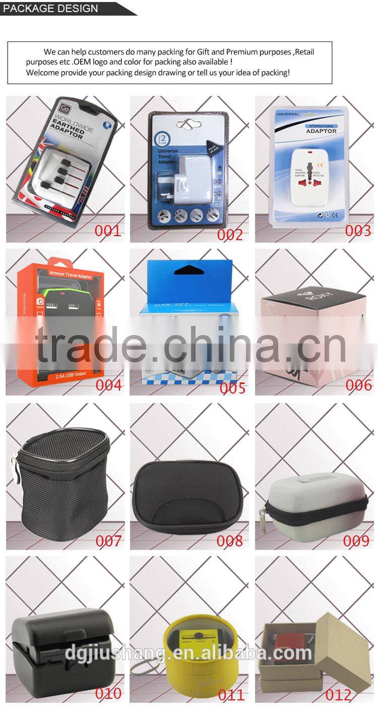 EU To US Plug Adapter AU To US Universal AC Travel Power Adapter Converter Outlet