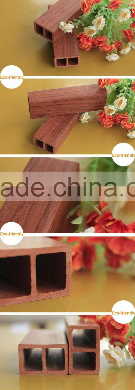 Waterproof artificial wpc hollow board wpc timber wood