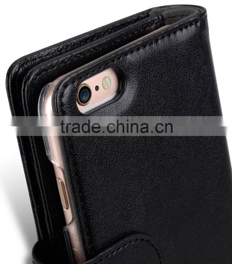 Newly Wallet double layer PU Leather Case for Apple iPhone 6/6s Plus (5.5")