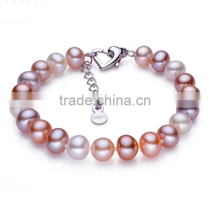 Low Minimum Elegant Multi Strand Pearl Bracelet Jewelry 2016