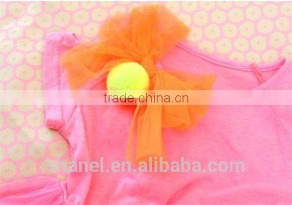 kids girls flower t shirt of simple design