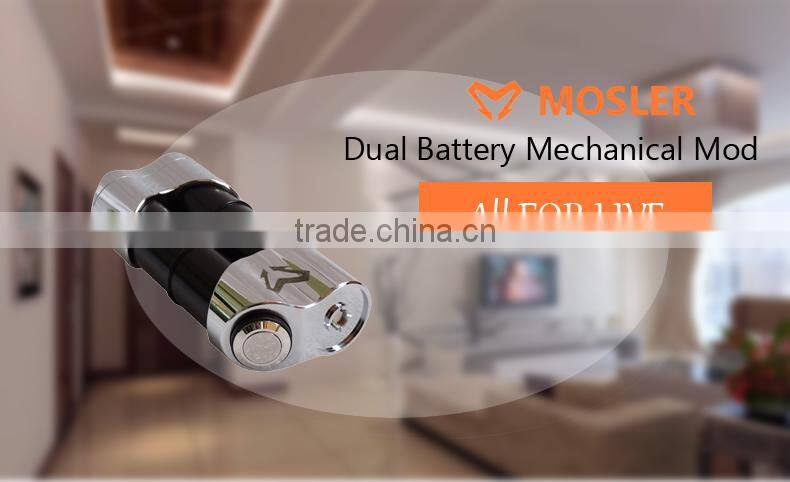 Moonsoon original mech mod dual tube mod mosler mod with whoop box mod