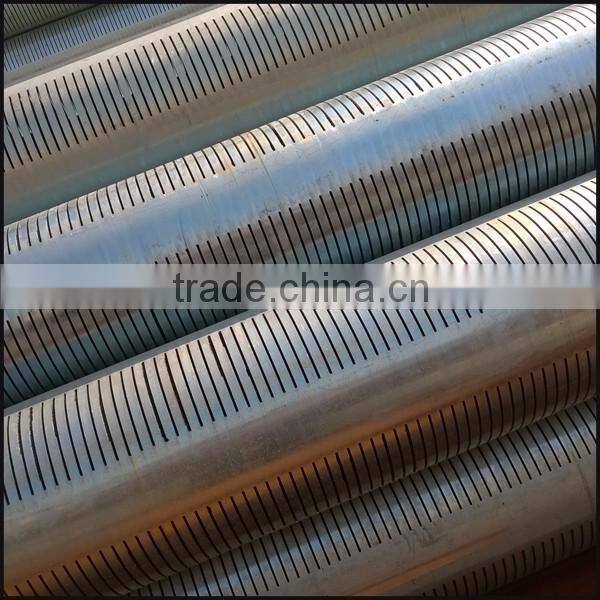 casing screen laser cutting custom-made water well slotted galvanized steel pipe