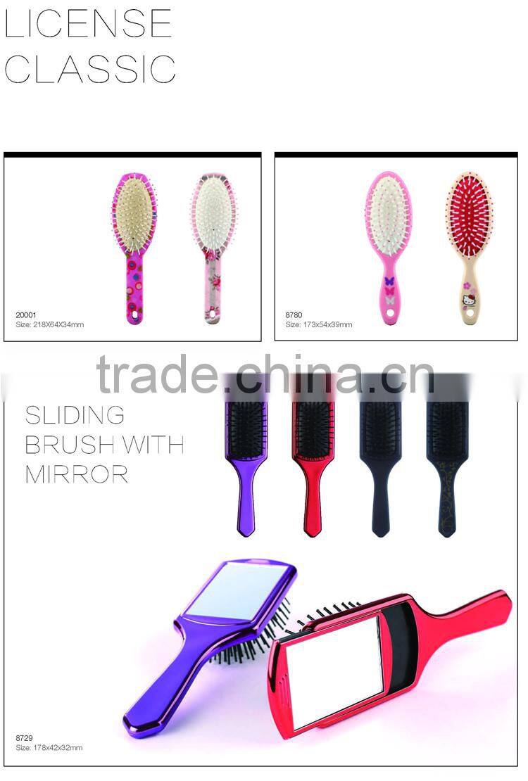 CompetitiveGold Supplier Plastic Small size radial hairbrush