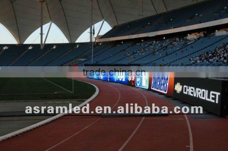 Sinoela P20 P10 led full color CE RoHS Stadium Perimeter led display, video football stadium led screen display