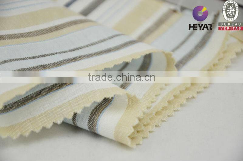 Yarn Dyed Linen Fabric Wholesale