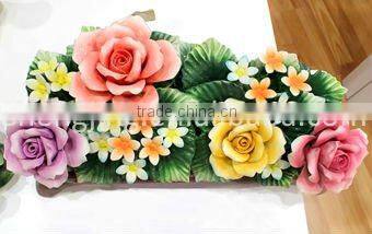 wholesale Handmade decoration ceramic flowers for dresses
