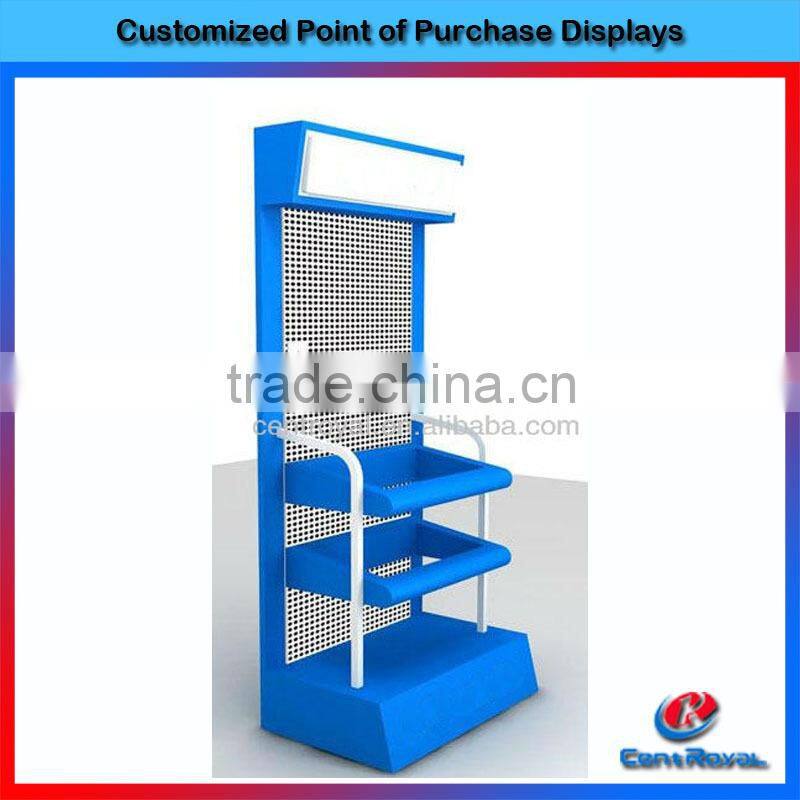 New product metal towel display rack for shop retail