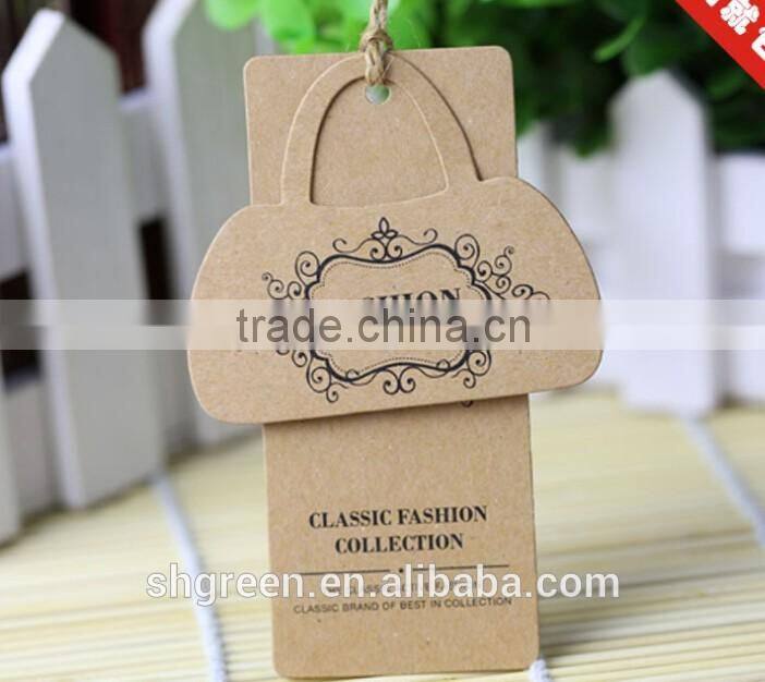 Soft leather hangtag/swing tag for leather jacket