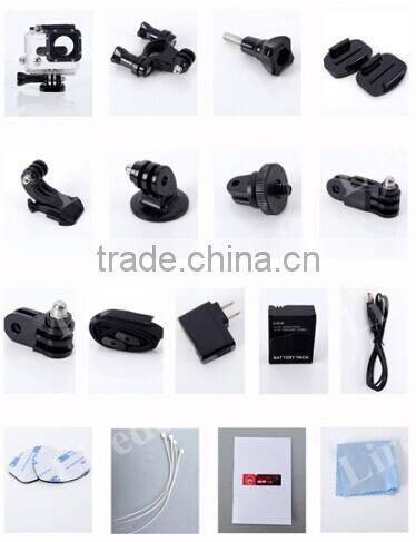 Full HD 1080p underwater 30M waterproof sports action camera wifi