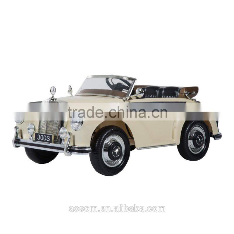 Aosom 12V Mercedes Benz 300S Kids Electric Ride On Car with MP3 and Remote Control