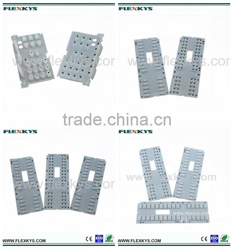 New computer keyboard silicone rubber button keypads for push switches