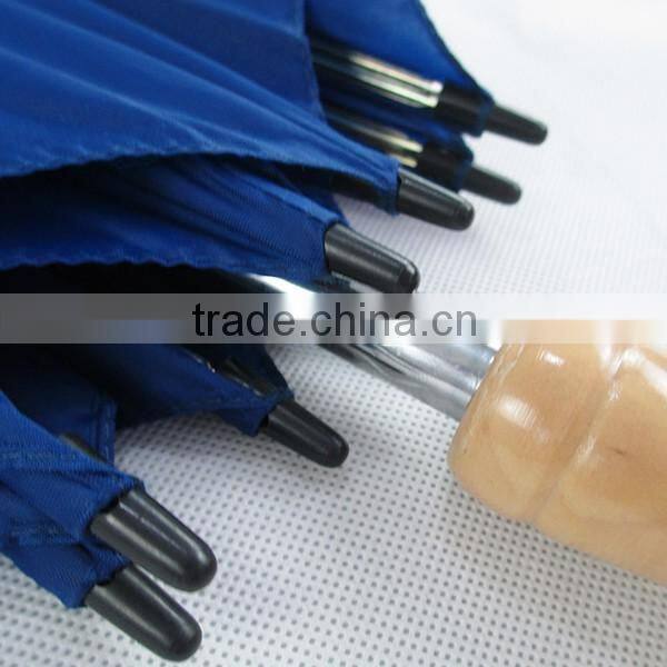 auto open windproof Fiberglass Frame golf umbrella