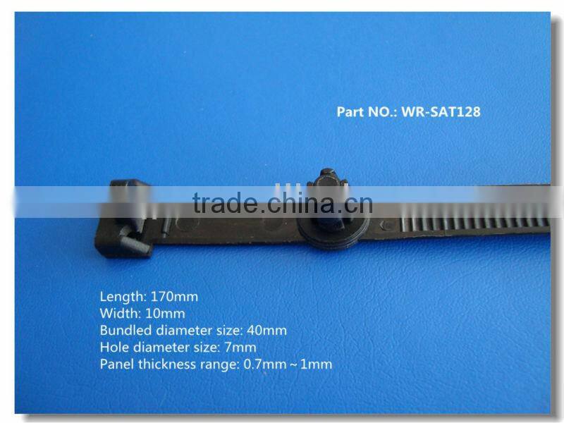 SGS, CE.UL nylon cable tie tag, any color plastic cable tie