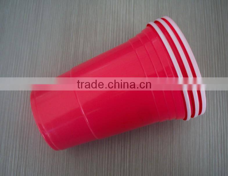 16oz cheap disposable plastic cups red plastic beer cups