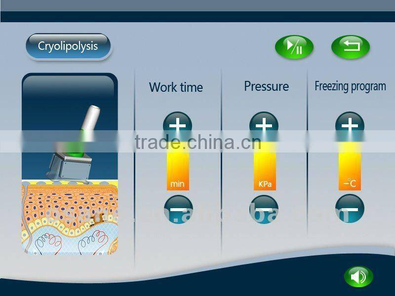 Professional liposuction ultrasonic cavitation cryo vacuum rf slimming machine