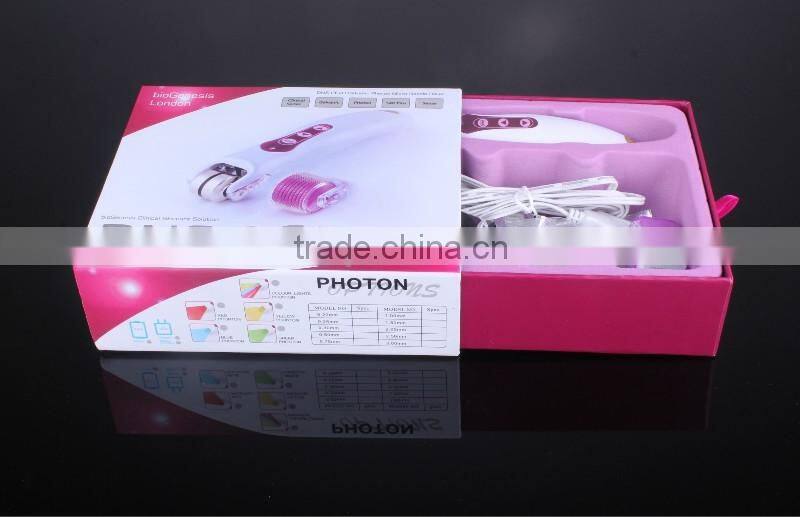 Popular LED BIO Derma Roller Plus 540 Needle with CE Certificate