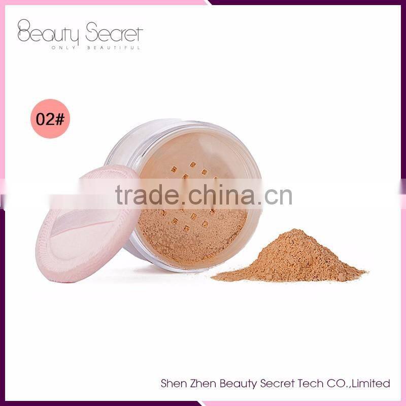 Matte Makeup Loose Powder 6color Jar packing