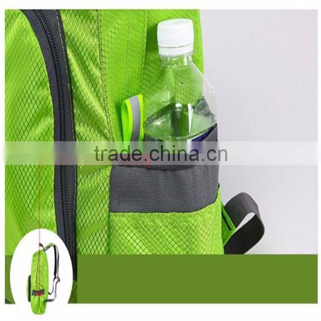 Hot sale high quality polyester foldable bcustom made backpacks