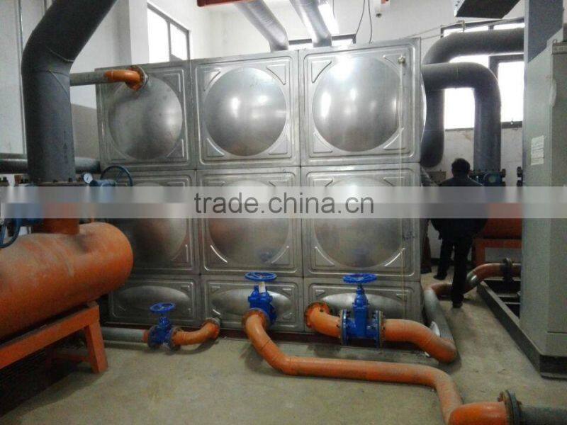 1000 liter food grade stainless steel sectional water storage tank with low price