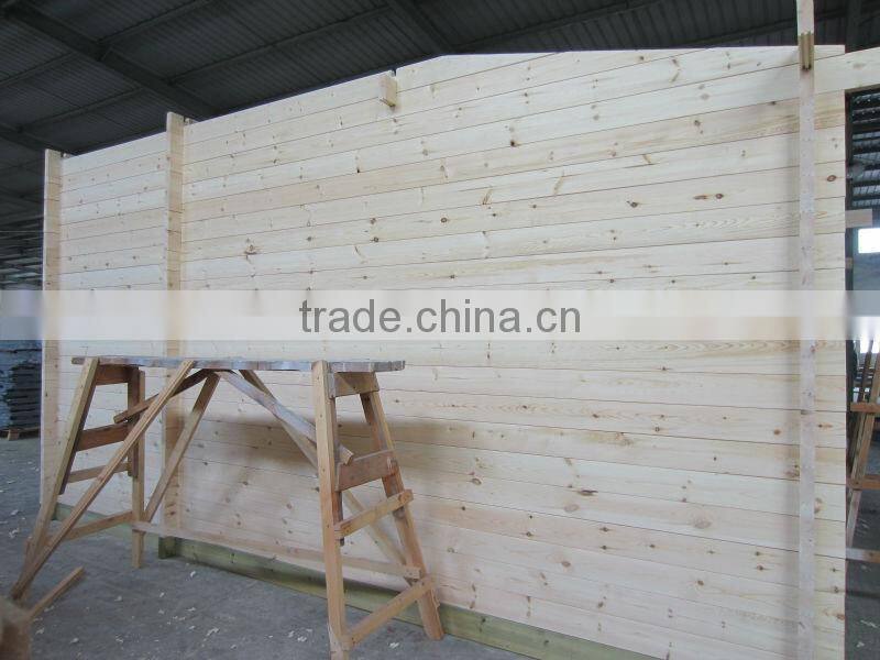 Single Groove Design Wooden House Villa