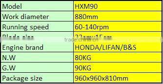 Concrete hand-ray power trowel HXM90(CE,EPA)
