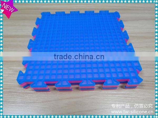 2014 FDA Silicone Baby Jigsaw Puzzle Mat