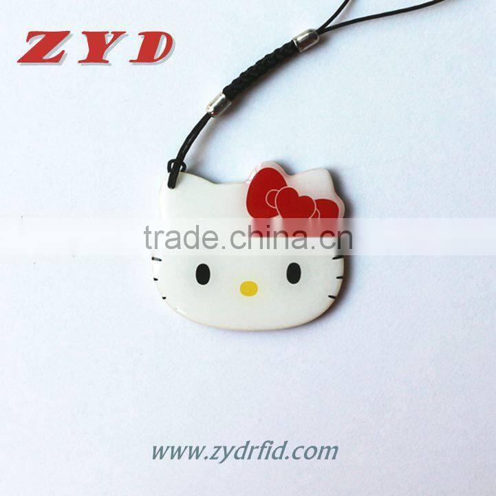 Wholesal RFID NFC ntag203 / ntag213 / ntag216 epoxy tag/ key tag