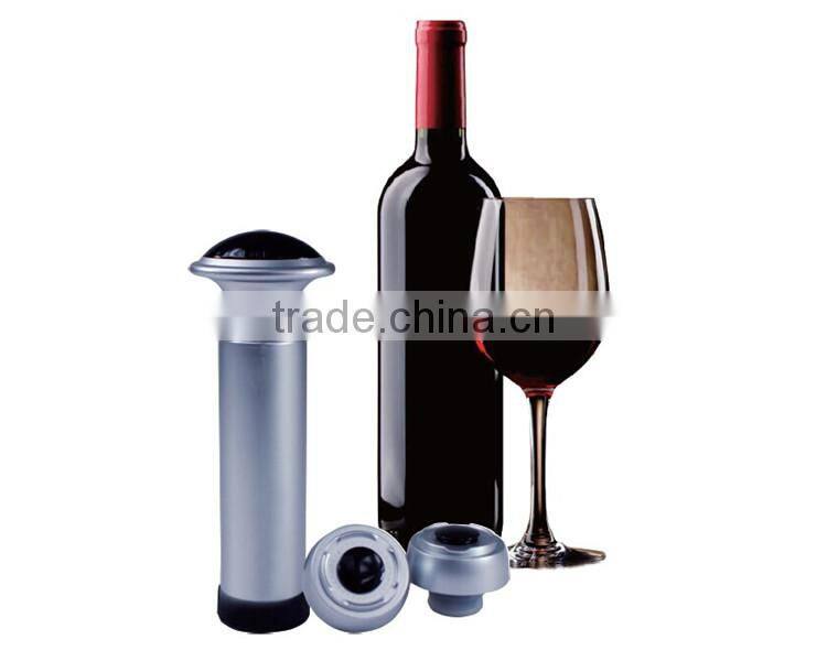 pumpable vacuum stopper bouchon useful burgundy